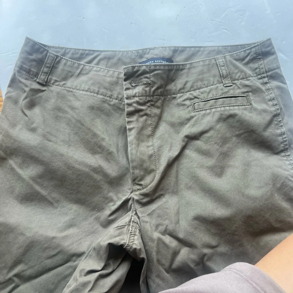 Banana Republic Women's Khaki Wide-Leg Pants - Picture 4 of 9